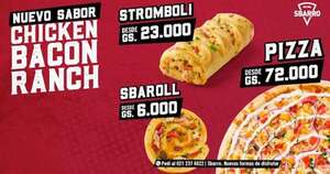 La Nación / Sbarro presenta a nivel local su nuevo sabor: Chicken Bacon Ranch