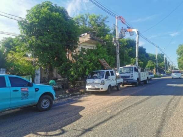 Estas serán las zonas sin energía por cortes programados de la ANDE este viernes - Nacionales - ABC Color