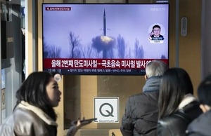 Corea del Norte lanzó un misil balístico en el Mar de Japón