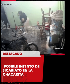 POSIBLE INTENTO DE SICARIATO EN LA CHACARITA