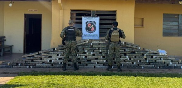 Incautan más de una tonelada de marihuana tras persecución en Colonia Margarita