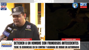 Andaba suelto con 15 denuncias y 7 antecedentes en su contra en el Bañado Sur