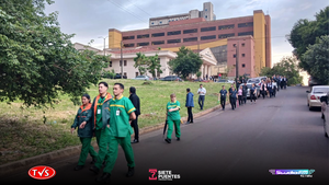 PALACIO DE JUSTICIA REALIZÓ SIMULACRO DE EMERGENCIA CON ÉXITO EN ENCARNACIÓN - «TVS DIGITAL»