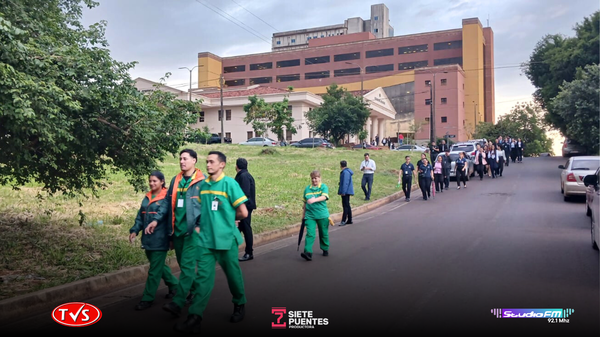 PALACIO DE JUSTICIA REALIZÓ SIMULACRO DE EMERGENCIA CON ÉXITO EN ENCARNACIÓN - «TVS DIGITAL»