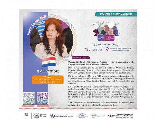 Harán taller internacional sobre herramientas para fortalecer el enfoque de género en los Poderes Judiciales