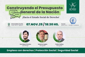 Debate ciudadano sobre el Presupuesto General en Asunción