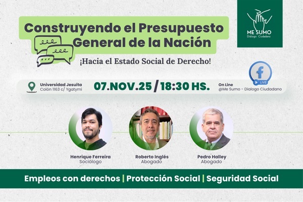 Debate ciudadano sobre el Presupuesto General en Asunción