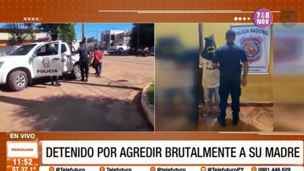 Detenido por agredir a su madre