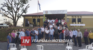 MUNICIPALIDAD DE NVA. ALBORADA INAUGURA OBRAS EN LA COMISARÍA N °28