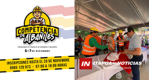 SEGUNDA COMPETENCIA DE ALBAÑILES SE REALIZARÁ EN ENCARNACIÓN