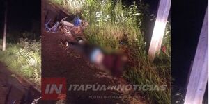  TRINIDAD: MOTOCICLISTA FALLECIÓ TRAS SUFRIR GRAVES LESIONES EN UNA CAÍDA