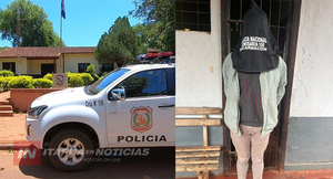 DETIENEN A JOVEN EN ENCARNACIÓN POR PRESUNTO HURTO DOMICILIARIO