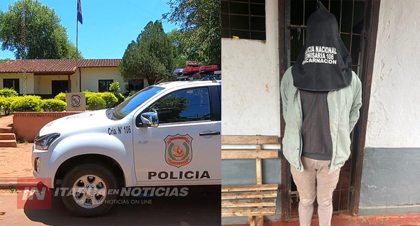 DETIENEN A JOVEN EN ENCARNACIÓN POR PRESUNTO HURTO DOMICILIARIO