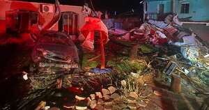 La Nación / Rio Bonito do Iguaçu: tornado deja el 80 % de la ciudad destruida, 5 muertos y cientos de heridos