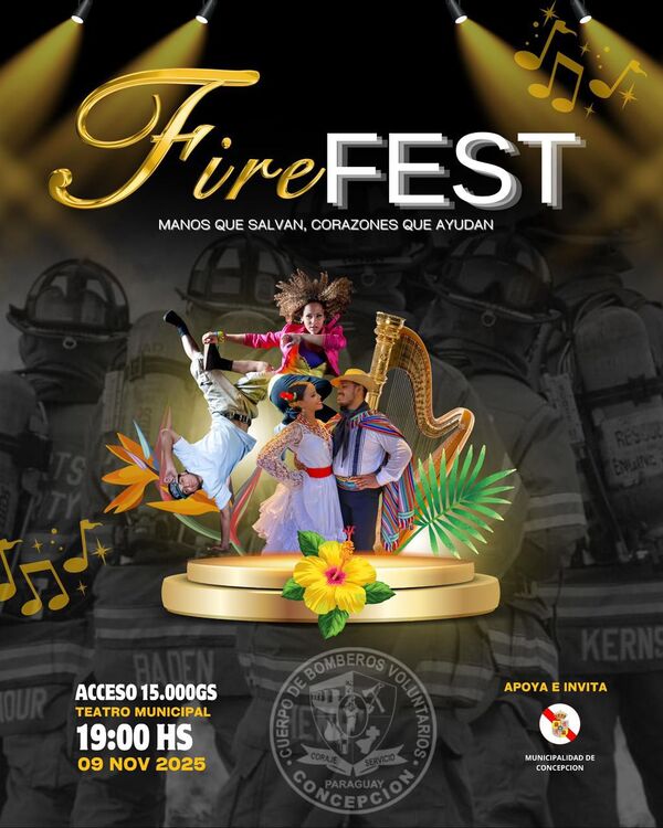 Grupos de danza de Concepción preparan el “FireFest” a beneficio de los bomberos voluntarios - Concepción al Día