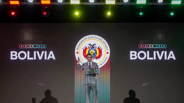 Paz asume este sábado la Presidencia de Bolivia con la promesa de abrir el país al mundo