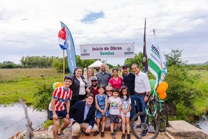 "Sendas del Tren" impulsa la bicisenda más larga de Sudamérica