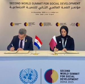 Paraguay y Qatar firman acuerdo de cooperación en Asuntos Sociales