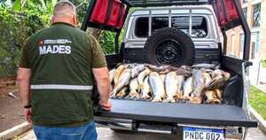 La Nación / Decomisan dorados y otros productos pesqueros en control