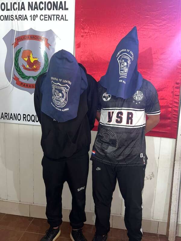 Mariano Roque Alonso: dos presuntos barras de Olimpia fueron detenidos con arma de fuego - Policiales - ABC Color