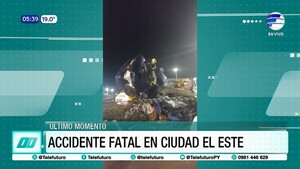 Terrible accidente fatal en Ciudad del Este