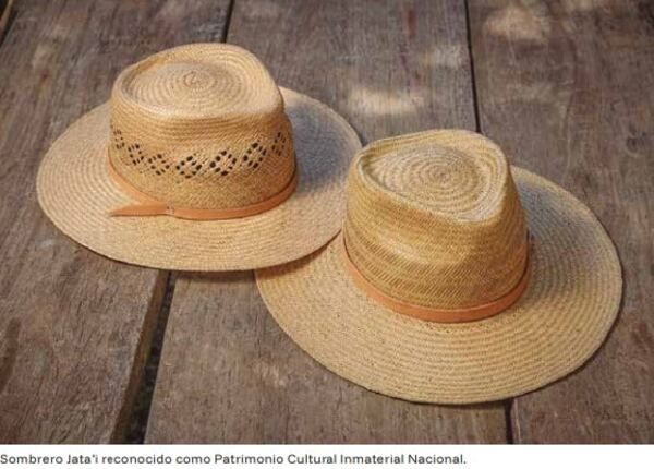 Sombrero Jata’i Fiesta Nacional en Villalbín