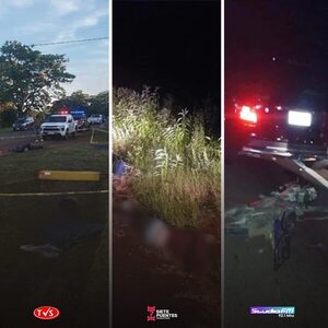 CUATRO FALLECIDOS EN ACCIDENTES VIALES DURANTE EL FIN DE SEMANA EN ITAPÚA - «TVS DIGITAL»