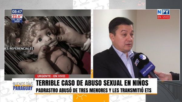 Horror en Asunción: Padrastro abusó de tres niños y contagió VIH a uno de ellos