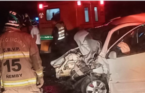 Trágico accidente en Acceso Sur deja un fallecido en choque frontal