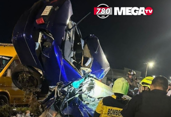 Mujer muere y tres hombres resultan heridos en violento accidente en Ciudad del Este