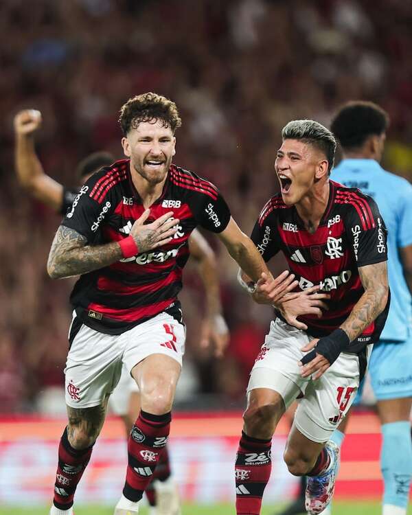 Flamengo vence al Santos de Neymar y alcanza al  Palmeiras - Fútbol Internacional - ABC Color