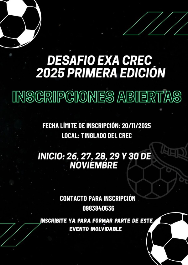 Desafío EXA CREC 2025 reunirá a exalumnos en un torneo de integración deportiva - Concepción al Día