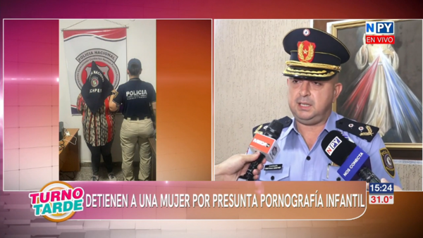 Mujer detenida en Luque por casos de abuso y pornografía infantil que involucran a su hija