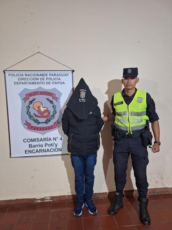 Encarnación: Capturan a sup. depravado que intentaba engañar a una joven con falsa oferta laboral