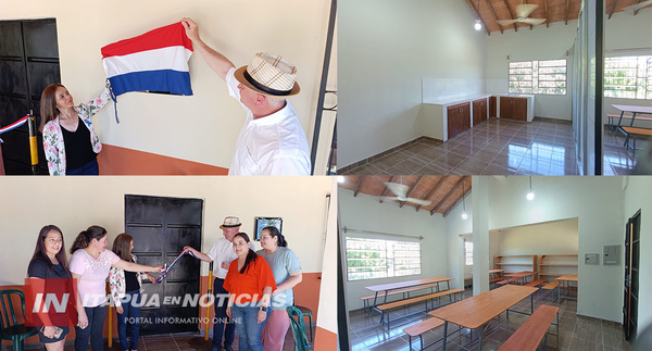 MUNICIPALIDAD DE SAN JUAN DEL PNÁ. INAUGURA READECUACIÓN DE COCINA ESCOLAR