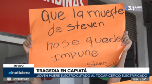 Familiares de joven electrocutado en Capiatá exigen justicia - trece