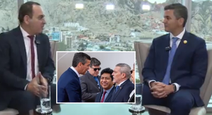 Santiago Peña en Bolivia: entrevista exclusiva con medio local - SNT