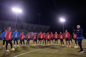 Primer entrenamiento de la Albirroja en Delaware