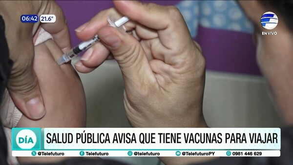 Salud dispone de vacunas contra la Fiebre Amarilla y Sarampión para viajar al exterior