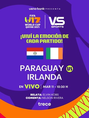 Mundial Sub 17: ¡Seguí Paraguay vs. Irlanda por las pantallas de El Trece! - trece