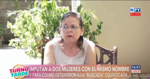 Imputan a dos mujeres con el mismo nombre y detienen a la equivocada
