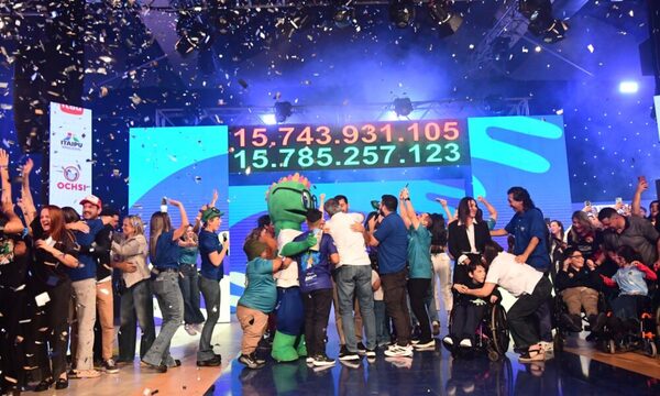 ¡Paraguay se puso la camiseta de la solidaridad y Teletón superó su meta!