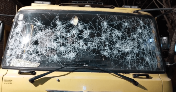 Destrozaron único móvil de bomberos de San Pedro de Ycuamandyyú