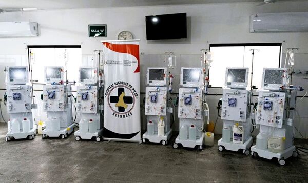 Con nuevas máquinas de diálisis fortalecen servicio para pacientes renales en Hospital de Pilar