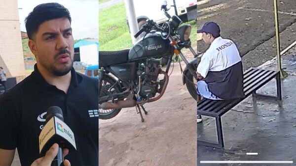 Liberan a autor confeso del hurto de una motocicleta en pleno centro de Encarnación