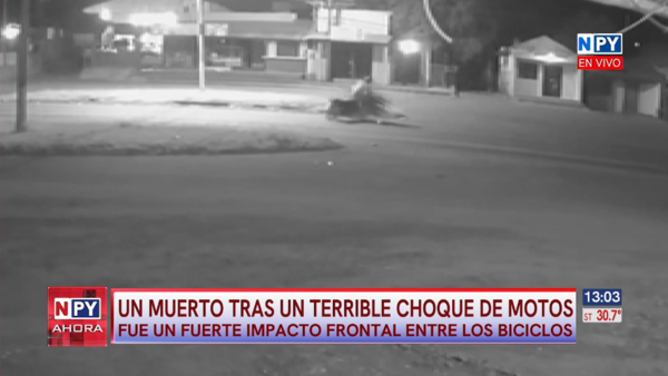 Terrible choque de motocicletas en Itapúa deja un muerto y un herido grave