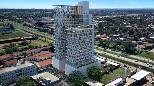 Green Paraná presenta HUB.8: el edificio corporativo más imponente de Ciudad del Este