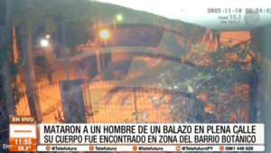 Mataron a un hombre en plena calle