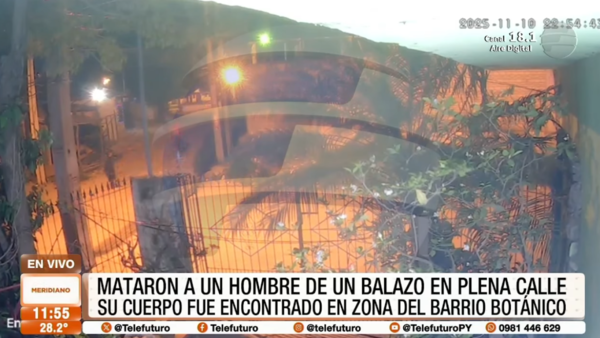 Mataron a un hombre en plena calle