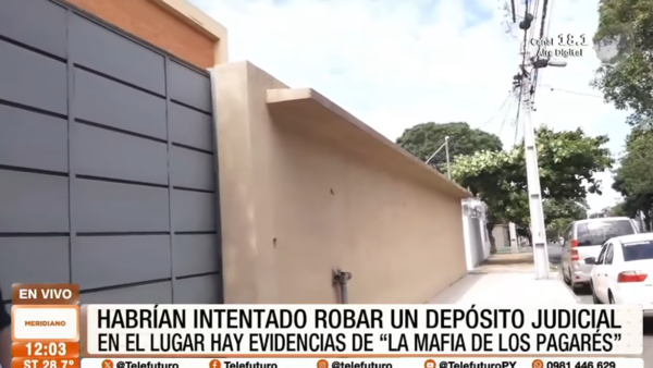 Intentaron robar un depósito judicial vinculado a la "Mafia de los Pagarés"